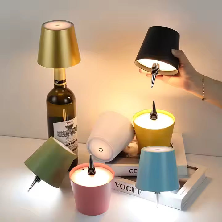 Modern Rechargeable Bottle Lamp / Light